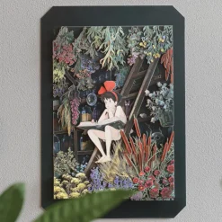 Maison Ghibli Théâtre de papier Ombres Le coin des filles - Kiki la petite sorcière