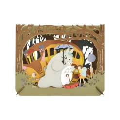 Maison Ghibli Théâtre de papier Rencontre Mystérieuse - Mon Voisin Totoro