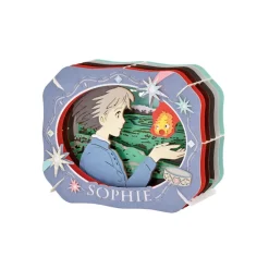 Maison Ghibli Théâtre de papier Sophie & Calcifer - Le Château ambulant