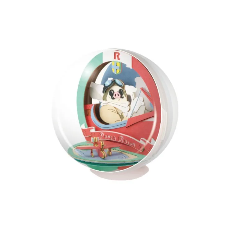 Maison Ghibli Théâtre de papier sphère Marco - Porco Rosso