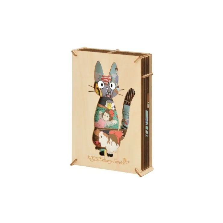 Maison Ghibli Théâtre de papier Style bois Silhouette Jiji - Kiki la petite sorcièr