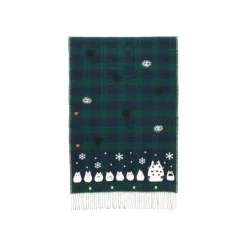 Maison Ghibli Étole avec accroche Totoro motifs à carreaux - Mon Voisin Totoro