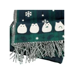 Maison Ghibli Étole avec accroche Totoro motifs à carreaux - Mon Voisin Totoro