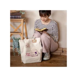 Maison Ghibli Tote bag Brodé Le Passage - Si tu tends l'oreille