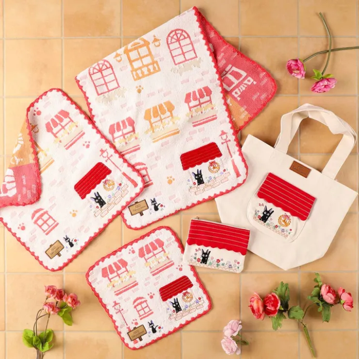 Maison Ghibli Tote bag Jiji Au milieu des fleurs - Kiki la petite sorcière