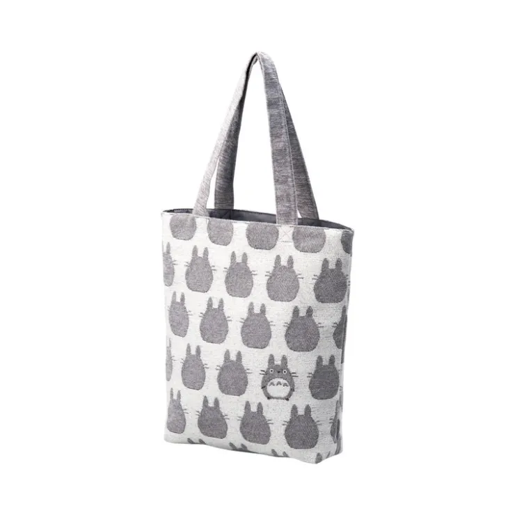 Maison Ghibli Tote bag Silhouette Totoro Gris - Mon Voisin Totoro