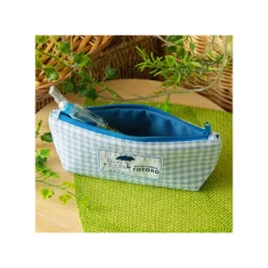 Maison Ghibli Trousse bleue à carreaux - Mon Voisin Totoro