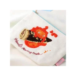 Maison Ghibli Trousse brodée Calicifer - Le Château ambulant