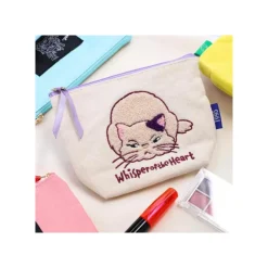 Maison Ghibli Trousse brodée Moon - Si tu tends l'oreille