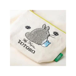 Maison Ghibli Trousse brodée Totoro Gris et Bleu - Mon Voisin Totoro