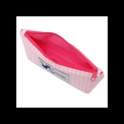 Maison Ghibli Trousse rose à carreaux - Kiki la petite sorcière