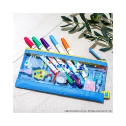 Maison Ghibli Trousse transparente bleue - Mon Voisin Totoro