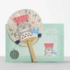 Maison Ghibli Éventail Bambou & Enveloppe Totoro avec Pastèque - Mon Voisin Totoro