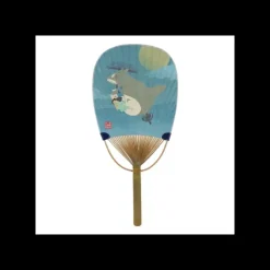 Maison Ghibli Éventail Bambou Totoro Volant - Mon Voisin Totoro