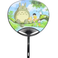 Maison Ghibli Éventail Totoro à la Pêche - Mon Voisin Totoro